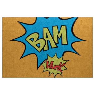Comic Book "Bam"-ballon Stof
