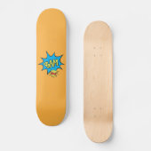 Comic Book "Bam" ballonskateboard Deck Persoonlijk Skateboard (Voorkant)