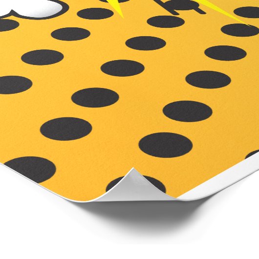 Comic Book Bam explotion poster illustratie (Hoek)