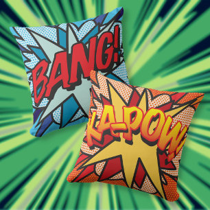 Comic Book BANG! KA-POW! Kussen