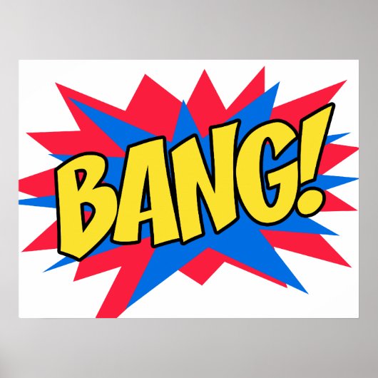 Comic Book BANG Poster (Voorkant)