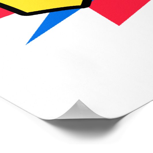 Comic Book BANG Poster (Hoek)