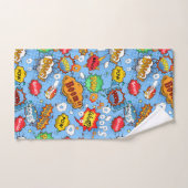 Comic Book Bathroom Towel Set Bad Handdoek (Handdoek)