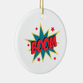 Comic Book Boom Keramisch Ornament (Rechts)