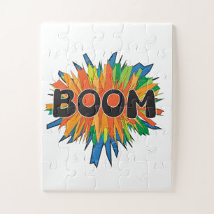 Comic Book BOOM Pop Art Explosie Legpuzzel