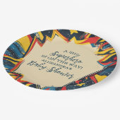  Comic Book Boy Baby shower Papieren Bordje (Gekanteld)