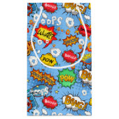 Comic Book Bubbles Cadeaus Klein Cadeauzakje (Achterkant)