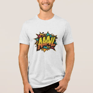 Comic Book Burst: AAAL! Bella+Canvas Tri-Blend Shirt