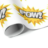 Comic Book Burst Pow 3D Cadeaupapier (Rol Hoek)