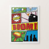 Comic Book cartoon fonts! Legpuzzel (Verticaal)