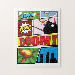 Comic Book cartoon fonts! Legpuzzel