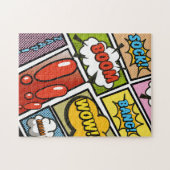 Comic Book cartoon fonts! Legpuzzel (Horizontaal)