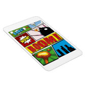Comic Book cartoon fonts! Magneet (Rechterzijde)