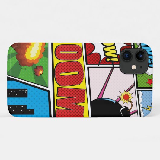 Comic book cartoon-lettertypen! Case-Mate iPhone case (Achterkant (horizontaal))