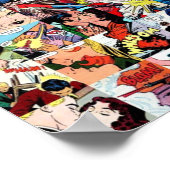 Comic Book Collage Poster (Hoek)