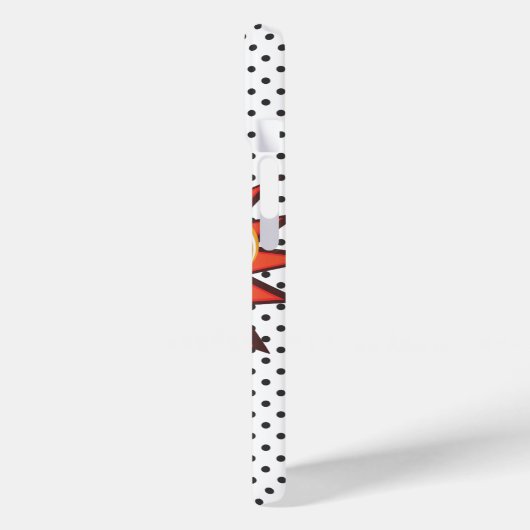 Comic Book Explosion Custom Text Bubble Case-Mate iPhone Case (Achterkant / Links)