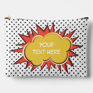 Comic Book Explosion Custom Text Bubble Etui