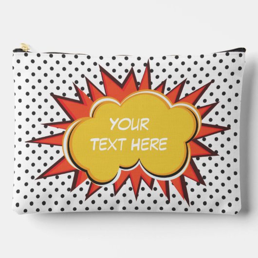 Comic Book Explosion Custom Text Bubble Etui (Voorkant)