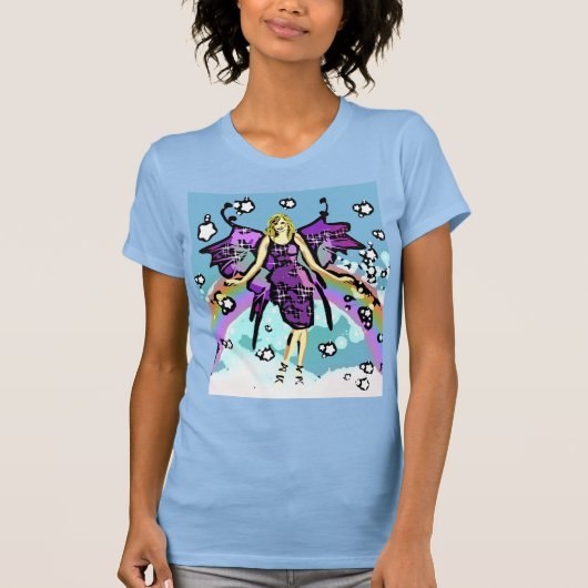 Comic Book Fairy Versie Eén T-shirt (Voorkant)