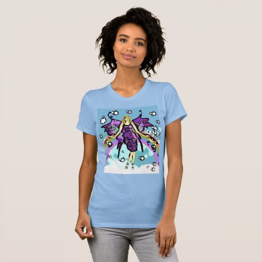 Comic Book Fairy Version One T-shirt (Voorkant volledig)