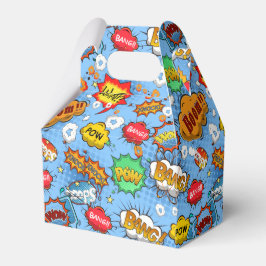 Comic Book Favor Box Bedankdoosjes