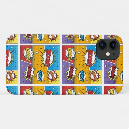 Comic Book Fun iPhone / iPad hoesje (Achterkant (horizontaal))