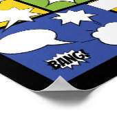 Comic Book-gastenboekposter - 50 handtekeningen Poster (Hoek)