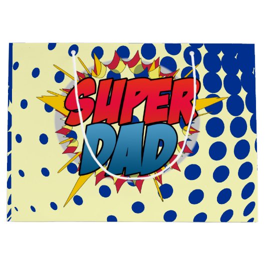 Comic Book Geïnspireerd Super Pap Groot Cadeauzakje (Voorkant)