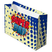 Comic Book Geïnspireerd Super Pap Groot Cadeauzakje (Voorkant Gekanteld)