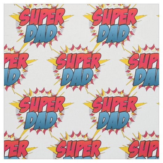 Comic Book Geïnspireerd Super Pap Stof (Swatch)
