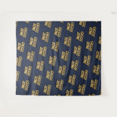 Comic Book Giggle Zone tekst Navy Foto Achtergrond Wandkleed (Voorkant (horizontaal))