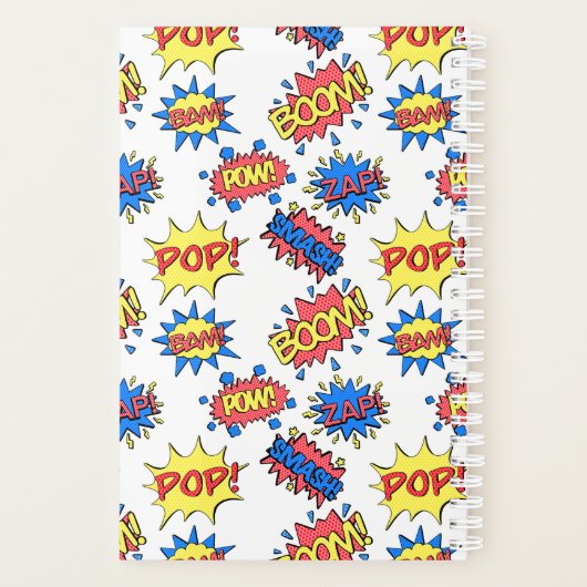 Comic Book Heroes Planner (Achterkant)