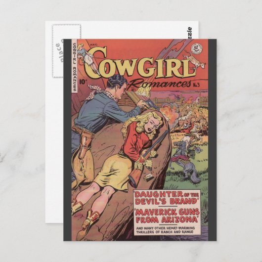  COMIC BOOK HOESJE ART BRIEFKAART (Voorkant / Achterkant)