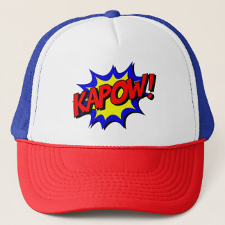  Comic Book Kapow Onomatopoeia Trucker Pet