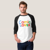Comic Book Liefhebber Design T-shirt (Voorkant volledig)