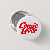 Comic Book Liefhebber Stout Design Ronde Button 3,2 Cm (Voorkant /achterkant)