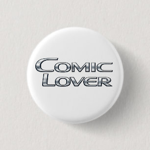 Comic Book Liefhebber Stout Ontwerp01 Ronde Button 3,2 Cm