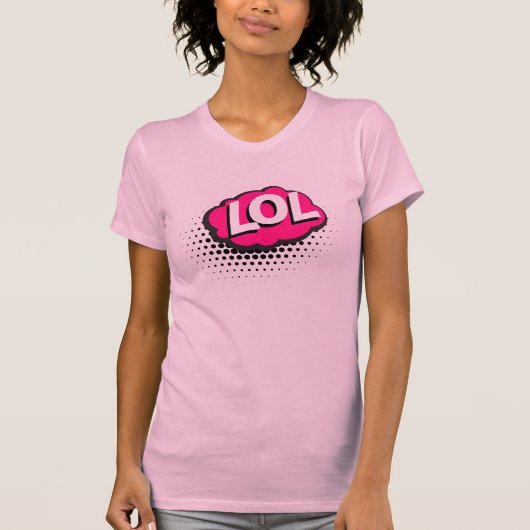 Comic Book LOL Text Bubble  T-shirt (Voorkant)