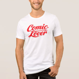 Comic Book Lover Stout ontwerp 4 Tri-Blend Shirt