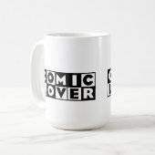 Comic Book Lover Stout ontwerp Koffiemok (Voorkant links)