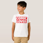 Comic Book Lover Stout ontwerp T-shirt (Voorkant volledig)