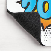 COMIC BOOK moderne typografische retro klasse van  Muismat (Hoek)