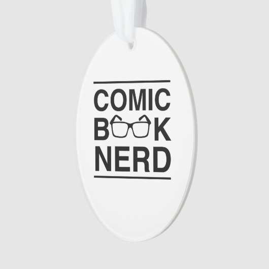 Comic Book Nerd Ornament (voorkant)