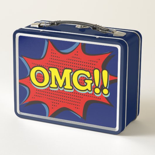 Comic Book OMG Exclamation Speech Bubble (Achterkant)