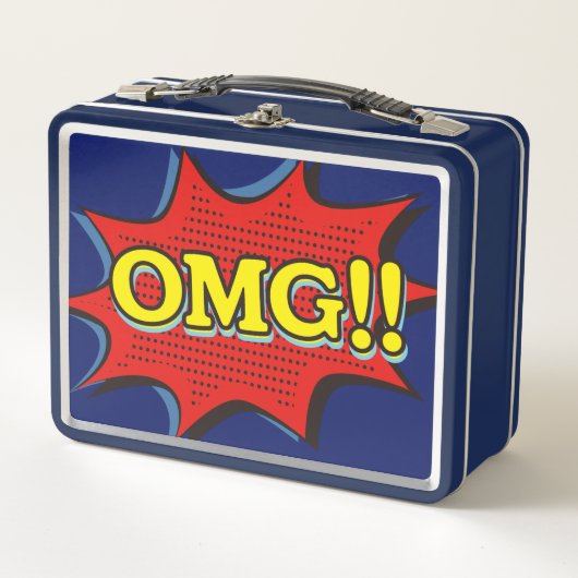 Comic Book OMG Exclamation Speech Bubble (Voorkant)