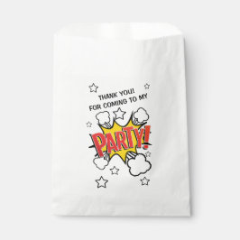 Comic Book PARTY! Bedankzakjes