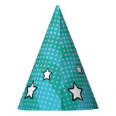 Comic Book PARTY! Hat Feesthoedjes (Achterkant)