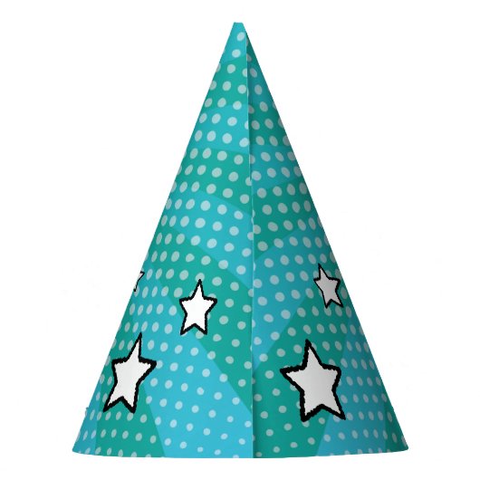 Comic Book PARTY! Hat Feesthoedjes (Achterkant)