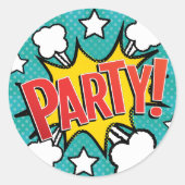 Comic Book PARTY! Stickers (Voorkant)
