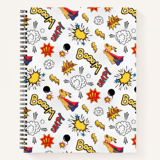 Comic Book Patroon Notitieboek  (Voorkant)